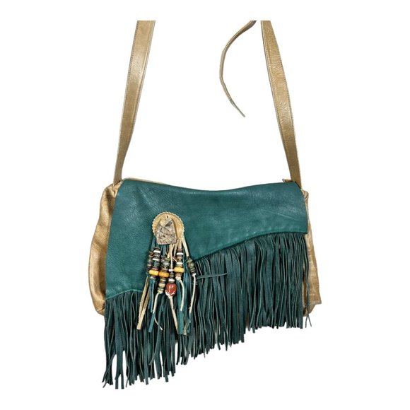 Erda Handbags - Erda Leather Fringe Bag